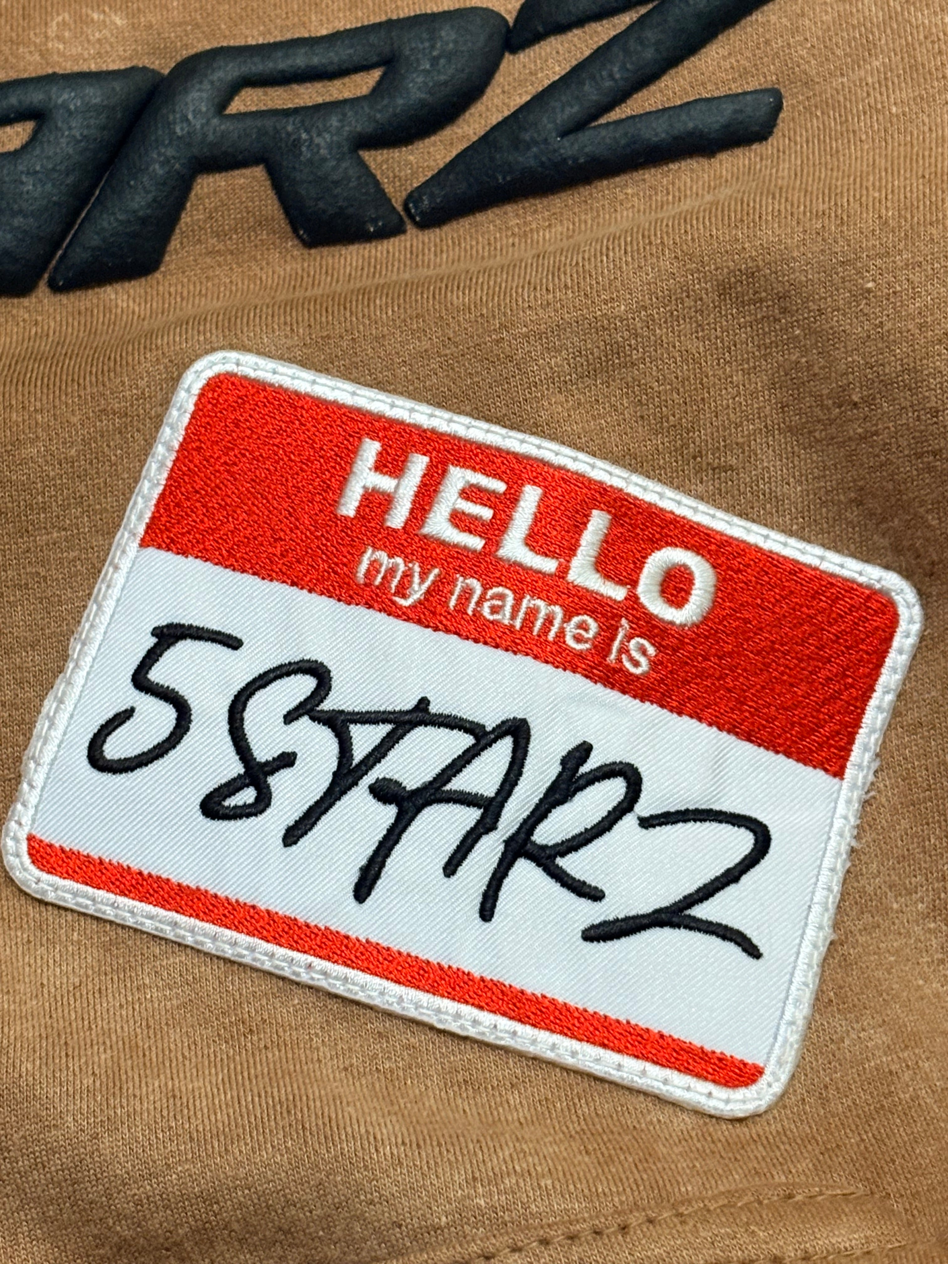 5STARZ Patched Zipper Hoodie