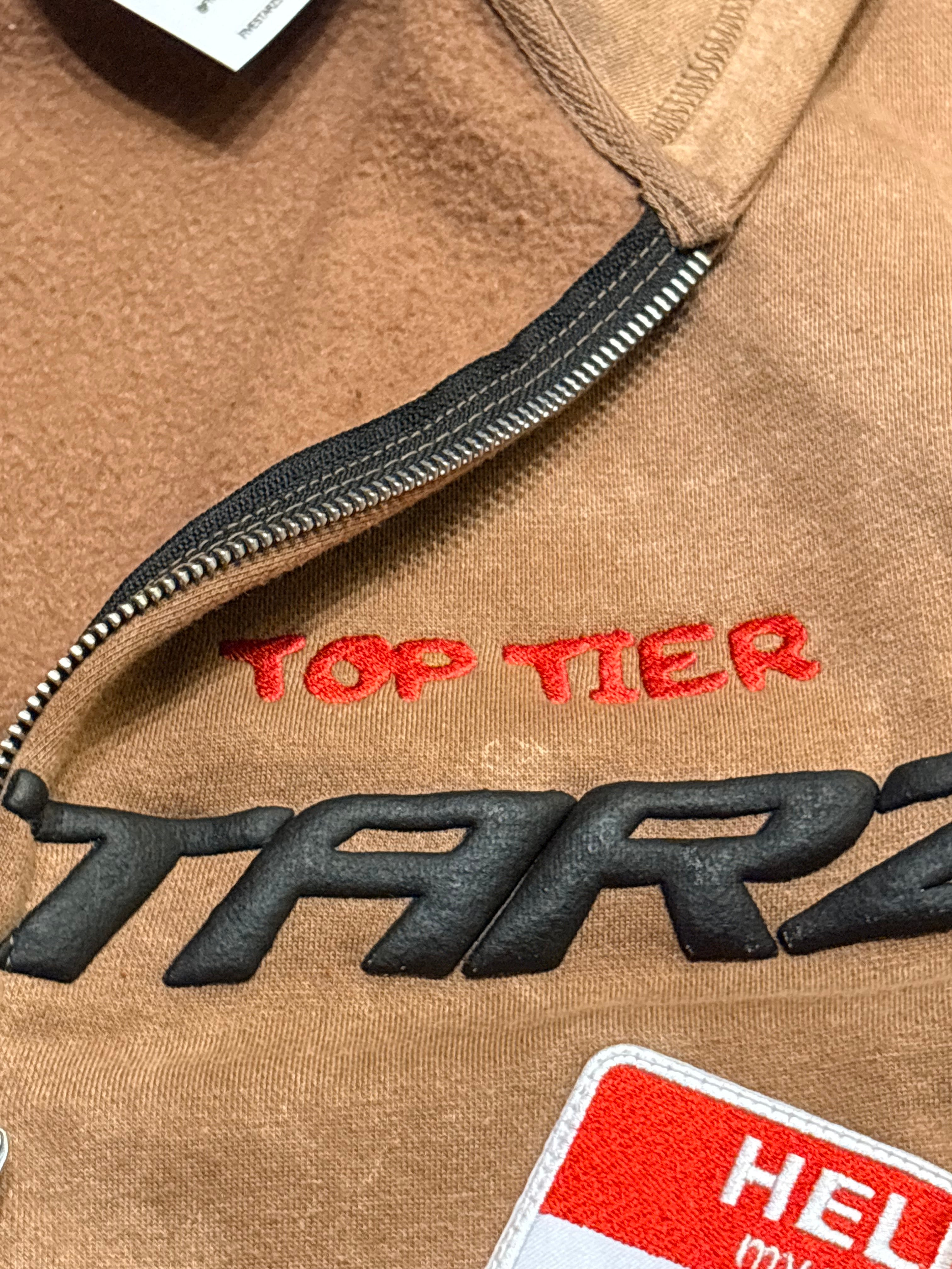 5STARZ Patched Zipper Hoodie